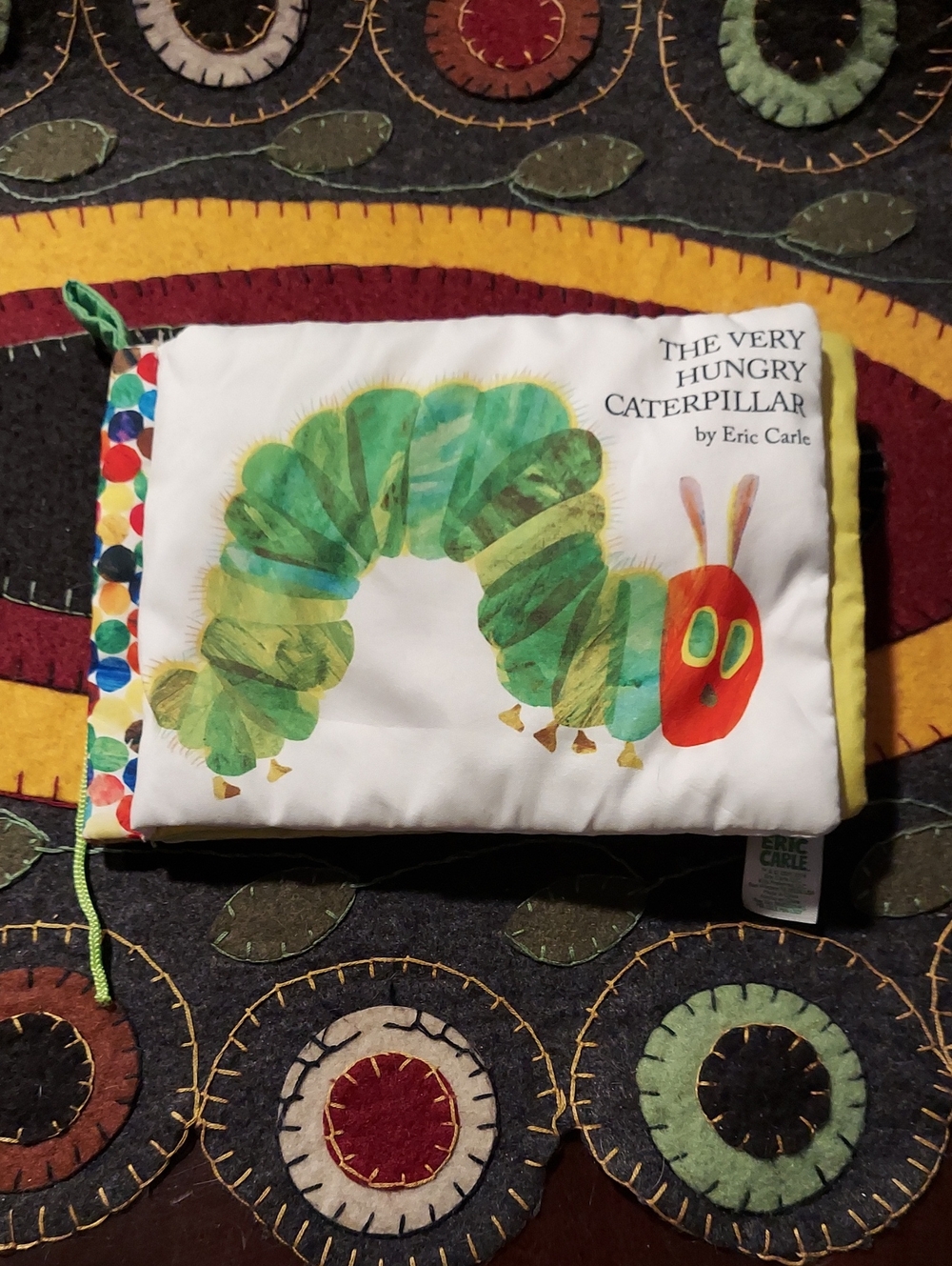 ❤️ The Very Hungry Caterpillar Soft Cloth Book By Eric Carle